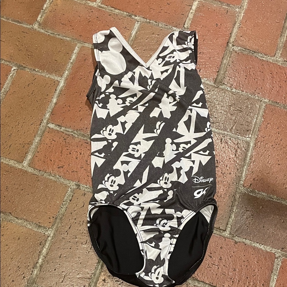GK Kids Simone Mickey Mouse Leotard in Black